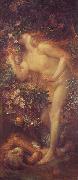 george frederic watts,o.m.,r.a. Eve Tempted France oil painting artist